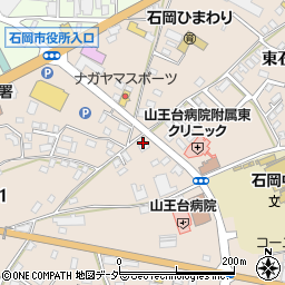 久月石岡店周辺の地図