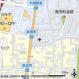 長野県松本市平田東3丁目36周辺の地図