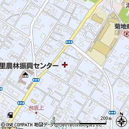埼玉県深谷市上野台340周辺の地図