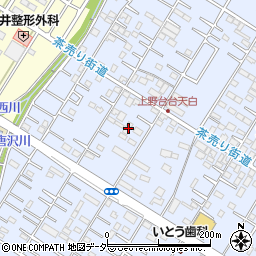 埼玉県深谷市上野台3400周辺の地図