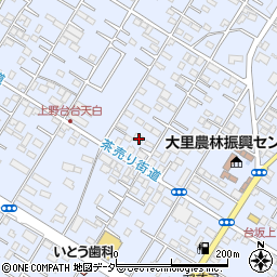 埼玉県深谷市上野台165周辺の地図