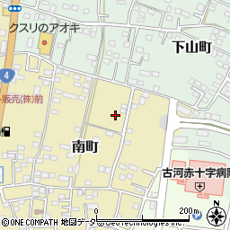 茨城県古河市南町周辺の地図