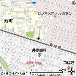 埼玉県深谷市寿町197周辺の地図