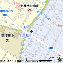 埼玉県深谷市上野台3464周辺の地図