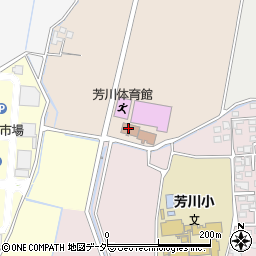 松本市公民館　芳川公民館周辺の地図