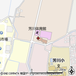 松本市　南部屋内運動場周辺の地図