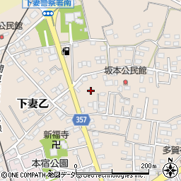 茨城県下妻市下妻乙942-2周辺の地図