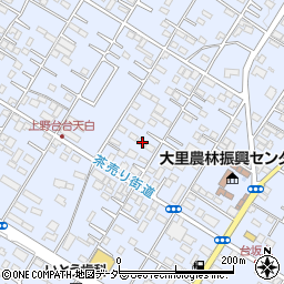 埼玉県深谷市上野台164周辺の地図