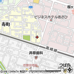 埼玉県深谷市寿町205周辺の地図