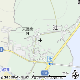 茨城県石岡市辻周辺の地図