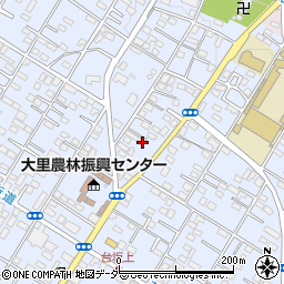 埼玉県深谷市上野台233周辺の地図