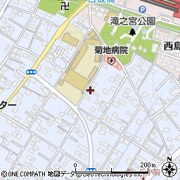 埼玉県深谷市上野台381周辺の地図