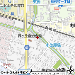 埼玉県深谷市緑ケ丘2周辺の地図