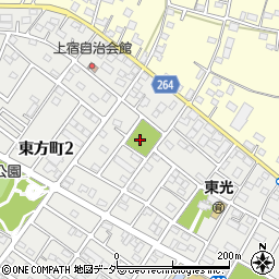 中宿公園周辺の地図