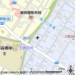 埼玉県深谷市上野台3463周辺の地図