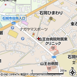回転寿司 かねき 石岡店周辺の地図