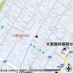 埼玉県深谷市上野台163周辺の地図