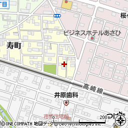埼玉県深谷市寿町191周辺の地図