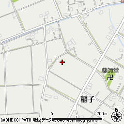 埼玉県羽生市稲子周辺の地図