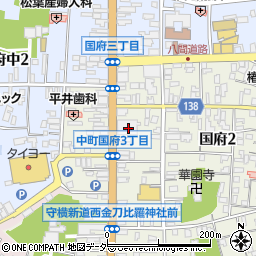 常陽銀行石岡支店周辺の地図