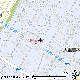 埼玉県深谷市上野台88周辺の地図