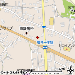 セブンイレブン茨城八千代菅谷店周辺の地図