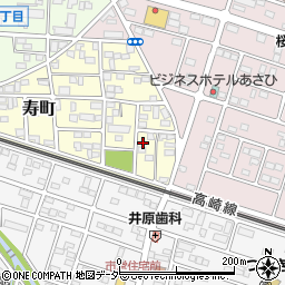 埼玉県深谷市寿町185周辺の地図