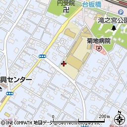埼玉県深谷市上野台350周辺の地図