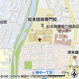 長野県松本技術専門校周辺の地図