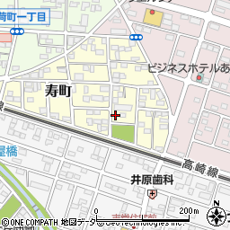 埼玉県深谷市寿町154周辺の地図