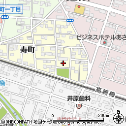 埼玉県深谷市寿町155周辺の地図