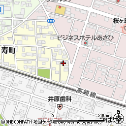埼玉県深谷市寿町211周辺の地図