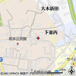 茨城県下妻市下妻乙1012-2周辺の地図