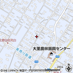 埼玉県深谷市上野台157周辺の地図