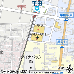 ホビーオフ松本平田店周辺の地図