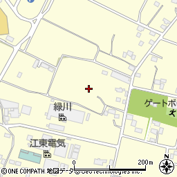 茨城県古河市大和田周辺の地図