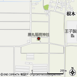 勝丸稲荷神社周辺の地図