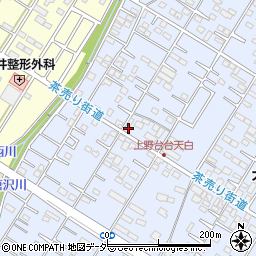埼玉県深谷市上野台82周辺の地図