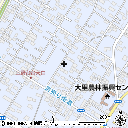 埼玉県深谷市上野台159周辺の地図