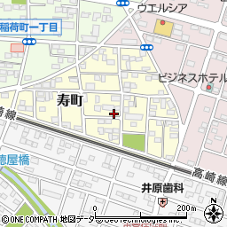 埼玉県深谷市寿町周辺の地図