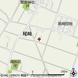埼玉県羽生市尾崎周辺の地図