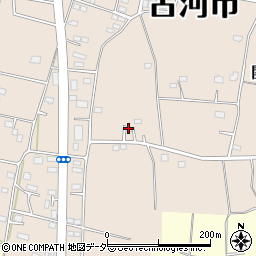 茨城県古河市関戸1692周辺の地図