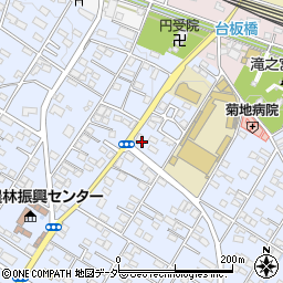埼玉県深谷市上野台357周辺の地図