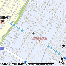 埼玉県深谷市上野台78周辺の地図