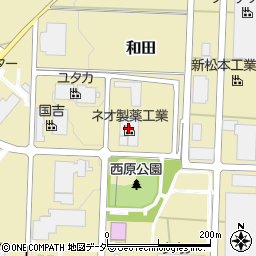 ネオ製薬工業株式会社　長野工場周辺の地図