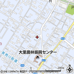 埼玉県深谷市上野台184周辺の地図