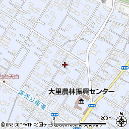 埼玉県深谷市上野台181周辺の地図