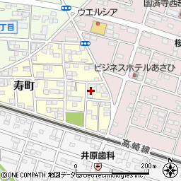 埼玉県深谷市寿町224周辺の地図