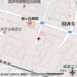 ブルボン洋菓子店周辺の地図