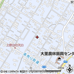 埼玉県深谷市上野台158周辺の地図
